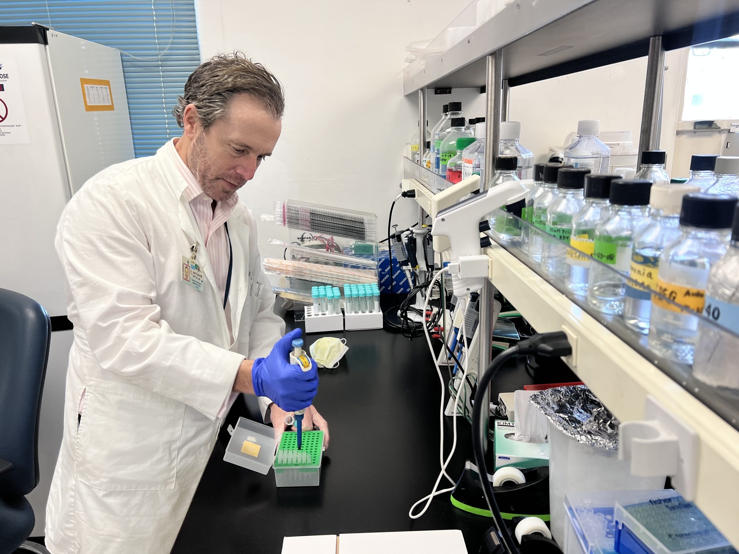 Scientist in lab